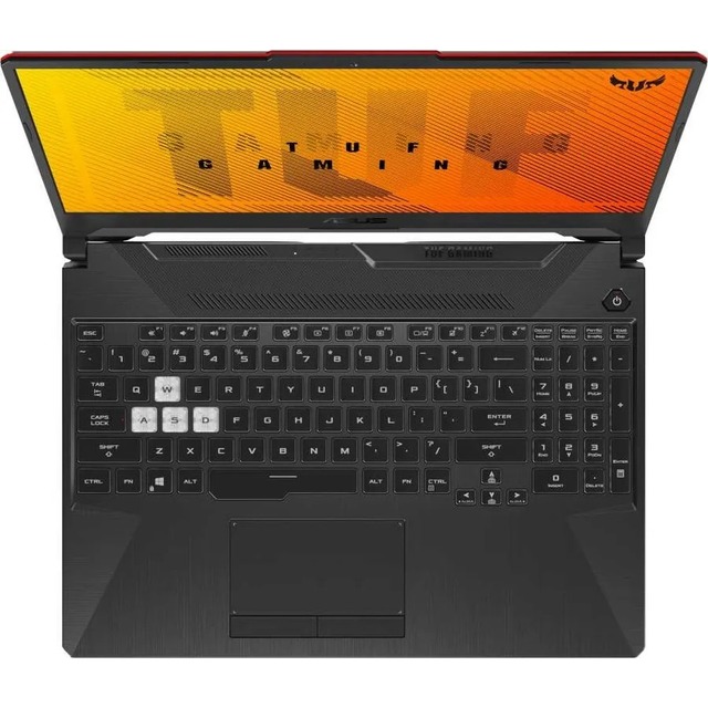 Ноутбук Asus TUF Gaming F15 FX506HE-HN012 Core i5 11400H 8Gb SSD512Gb NVIDIA GeForce RTX 3050 Ti 4Gb 15.6 IPS FHD (1920x1080) noOS black WiFi BT Cam (90NR0704-M02050)