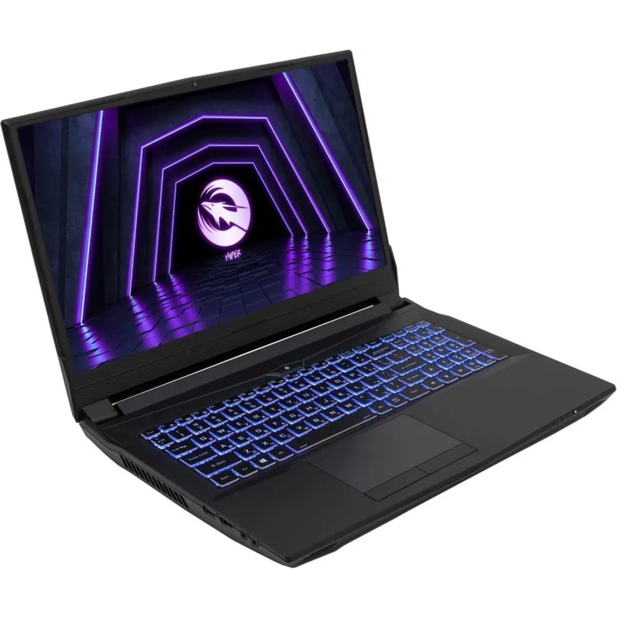 Ноутбук Hiper G16 Core i5 10400 16Gb SSD512Gb NVIDIA GeForce RTX 3070 8Gb 16.1 IPS FHD (1920x1080) Linux BT Cam