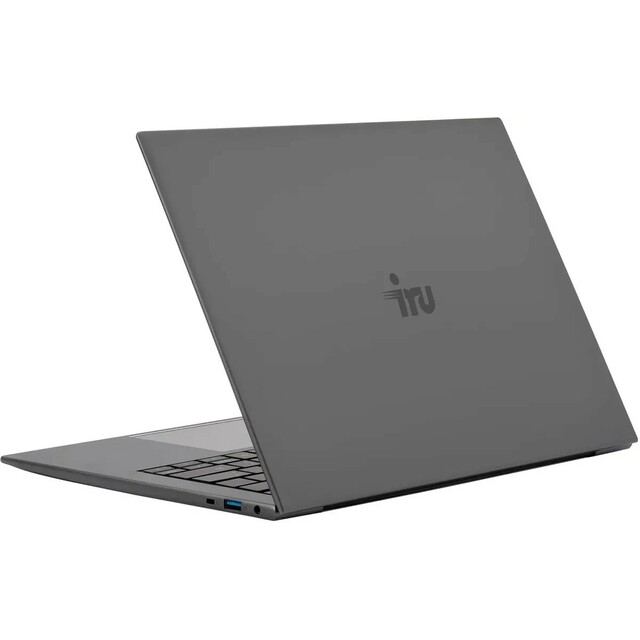 Ноутбук IRU Planio 14INP (Intel N-series N100 3.4Ghz/8Gb DDR4/SSD 256Gb/Intel UHD Graphics/15.6 /IPS/FHD (1920x1080)/Free DOS/gray/WiFi/BT/Cam) 