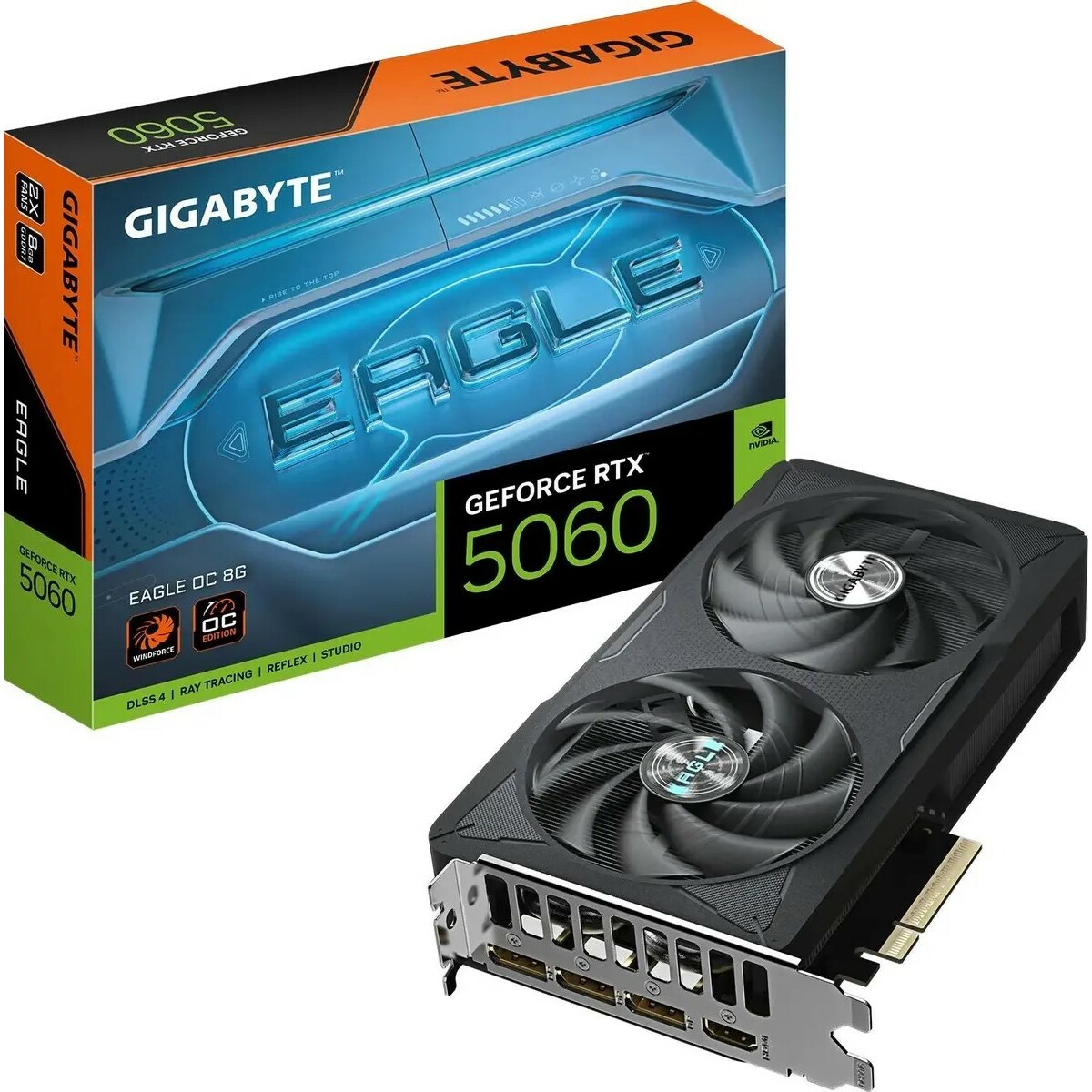 Видеокарта Gigabyte GeForce RTX 5060 EAGLE OC 8G (GV-N5060EAGLE OC-8GD 1.0)