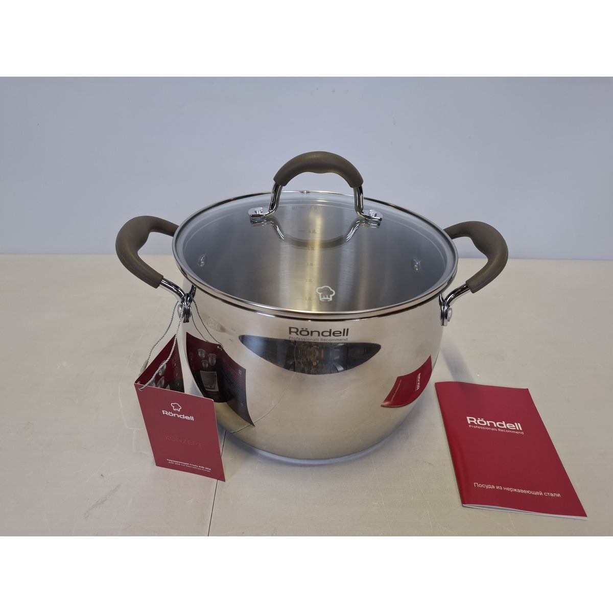 Кастрюля Rondell Konzept RDS-1230 (Цвет: Inox)