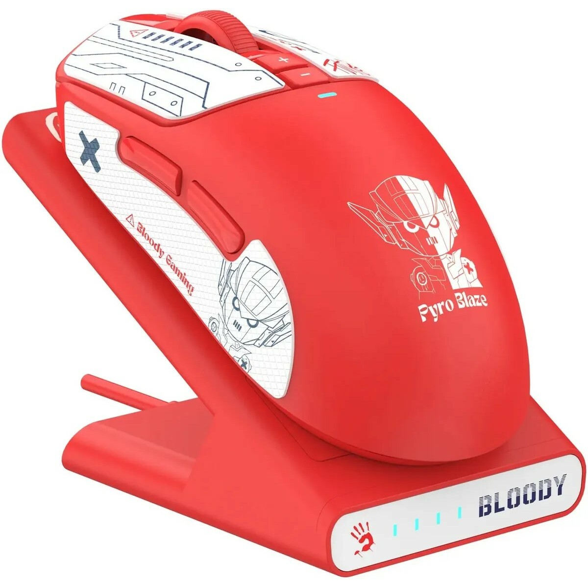 Мышь A4Tech Bloody R72 Ultra Duo (Цвет: Red/White)