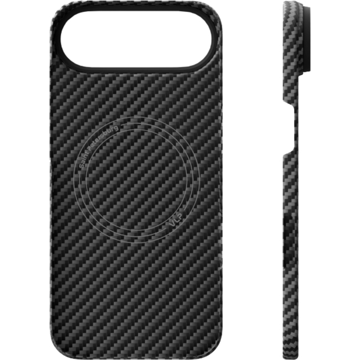 Чехол-накладка VLP Kevlar Case with MagSafe для смартфона Apple iPhone Air, черный