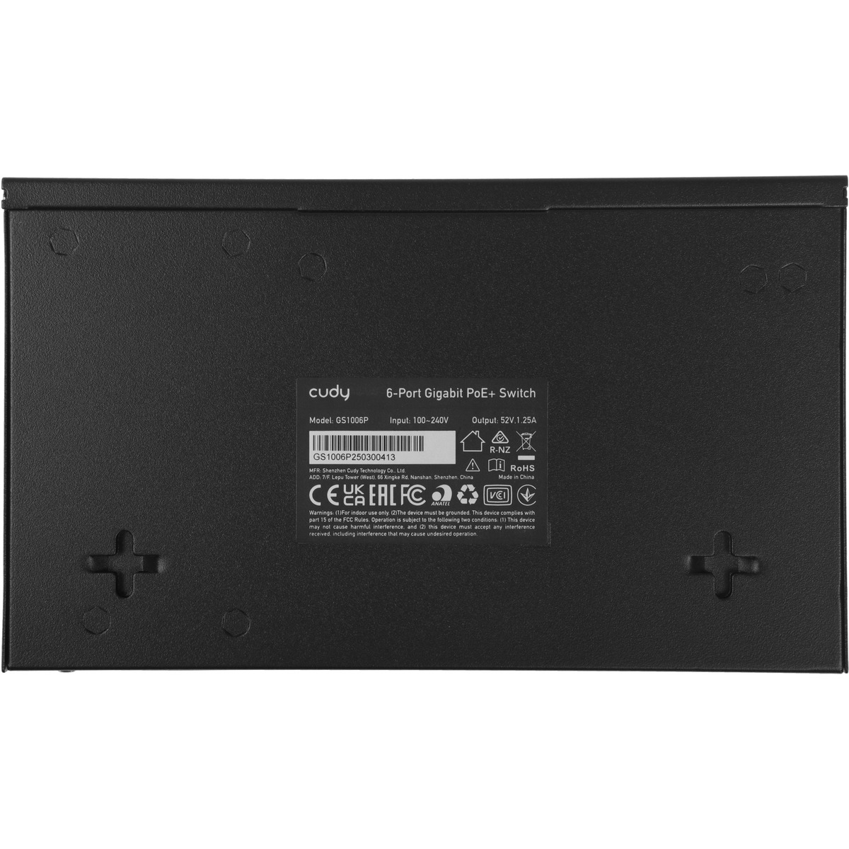 Коммутатор Cudy GS1006P