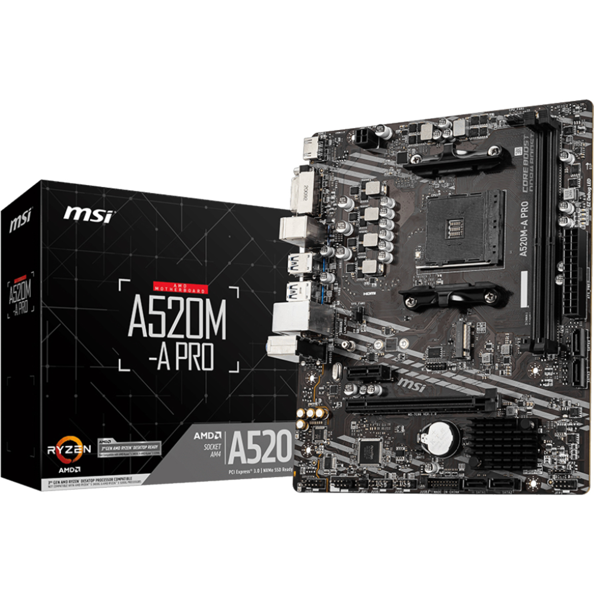 Материнская плата MSI A520M-A PRO