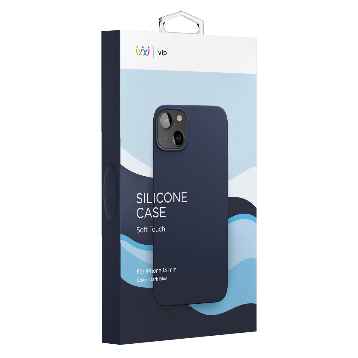 Чехол-накладка VLP Silicone Case для смартфона Apple iPhone 13 Mini (Цвет: Dark Blue)