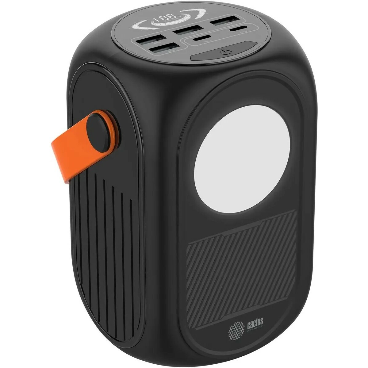 Внешний аккумулятор Cactus CS-PBFSUD-60000 60000mAh, черный