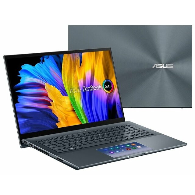 Ноутбук Asus UX535LI-H2346T Core i5 10300H 16Gb SSD512Gb NVIDIA GeForce GTX 1650 Ti 4Gb 15 OLED UHD (3840x2160) Windows 10 WiFi BT Cam