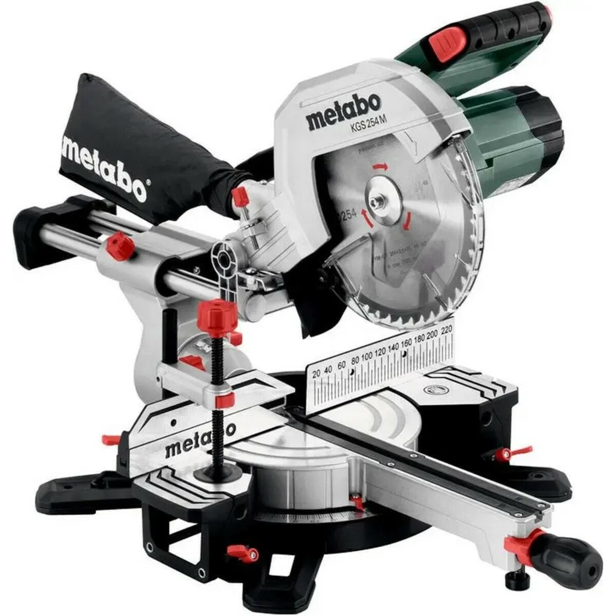 Торцовочная пила Metabo KGS 254 M (Цвет: Green)