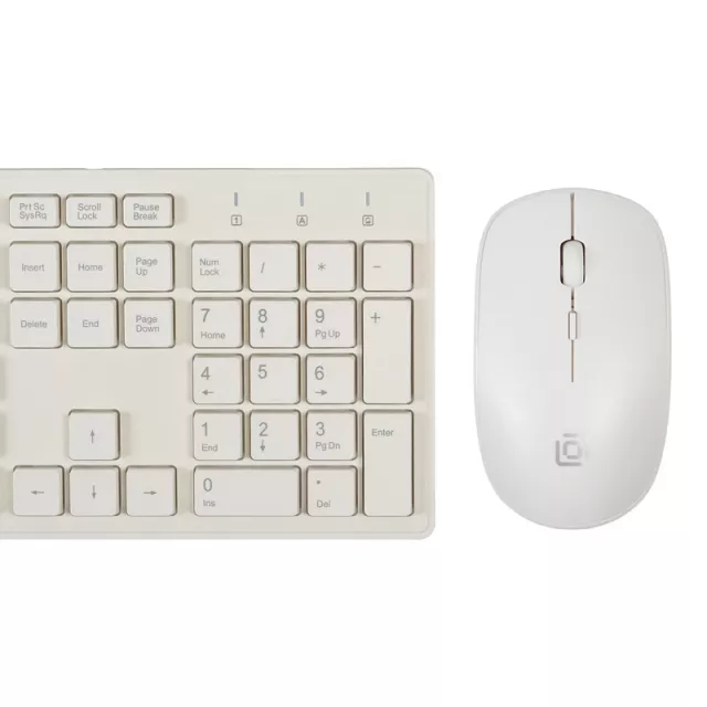 Клавиатура + мышь Оклик 240M (Цвет: White)
