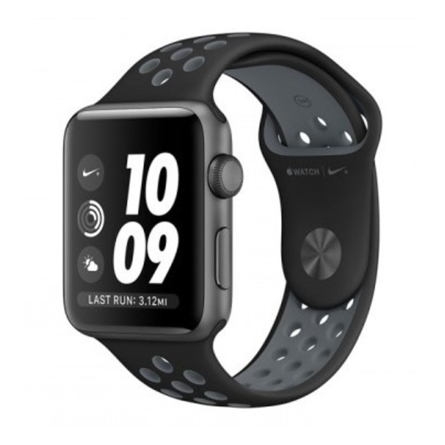 Умные часы Apple Watch Series 2 42mm with Nike Sport Band (Цвет: Space Gray/Black and Cool Gray)