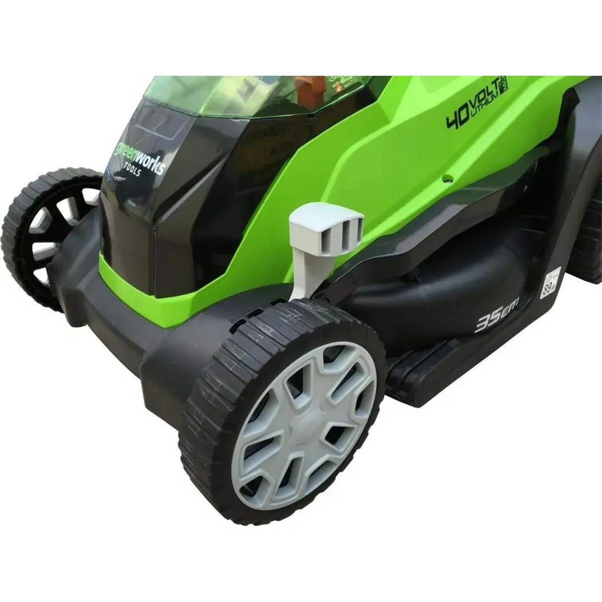 Газонокосилка роторная Greenworks G40LM35K2 (Цвет: Green)