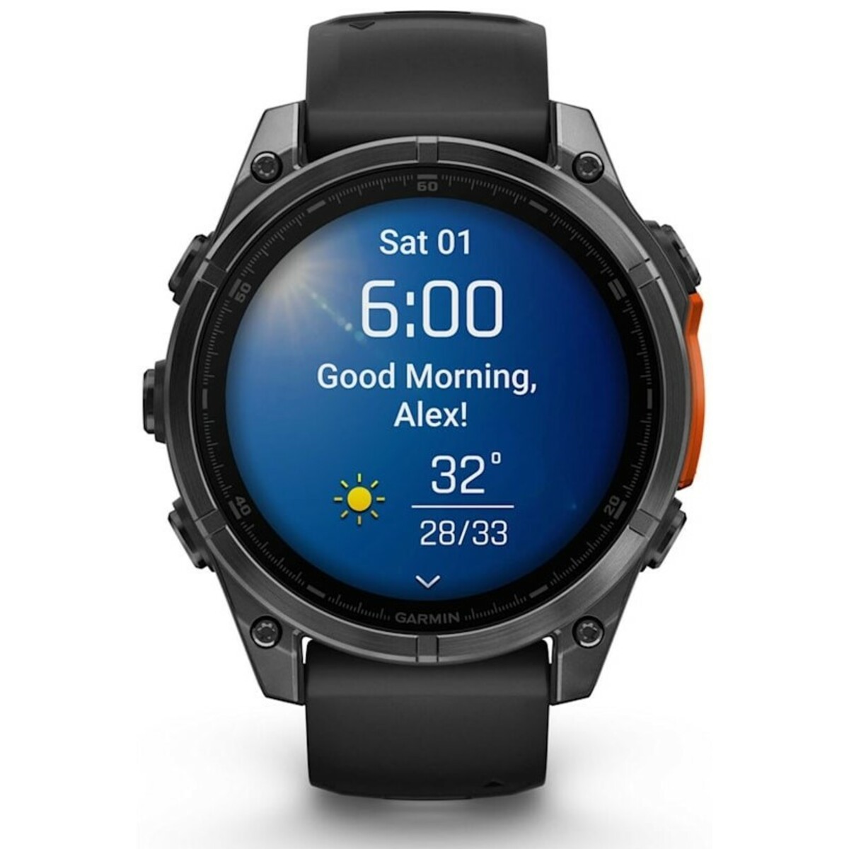 Умные часы Garmin Fenix 8 47mm Amoled (Цвет: Slate Gray / Black) 