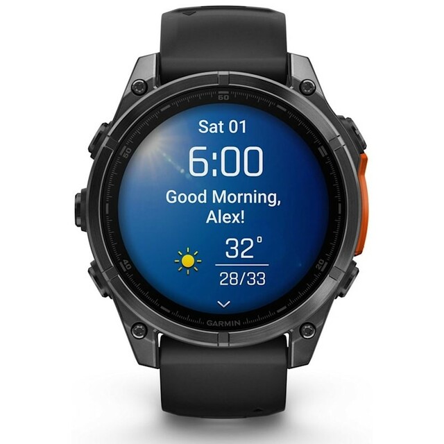 Умные часы Garmin Fenix 8 47mm Amoled (Цвет: Slate Gray/Black) 