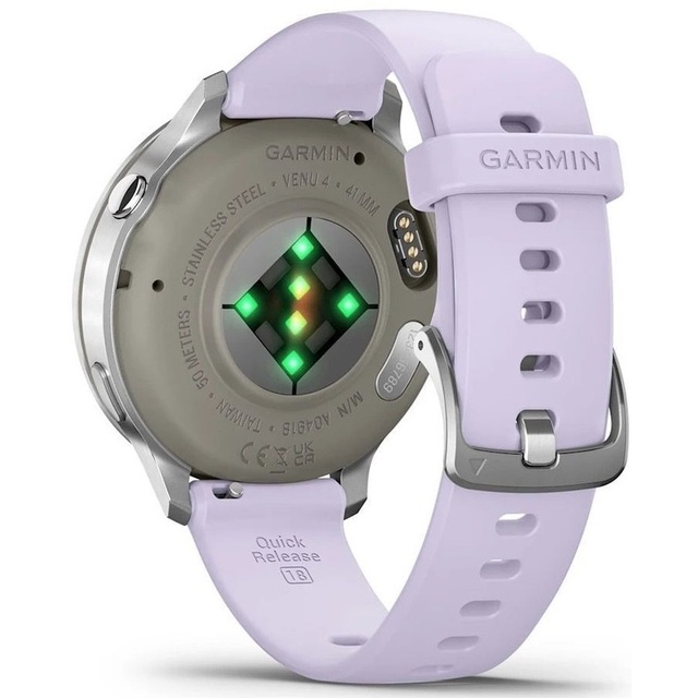 Умные часы Garmin Venu 4 41mm (Цвет: Silver/Periwinkle)