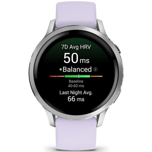 Умные часы Garmin Venu 4 41mm (Цвет: Silver/Periwinkle)