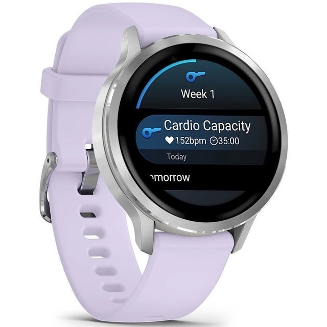 Умные часы Garmin Venu 4 41mm (Цвет: Silver/Periwinkle)