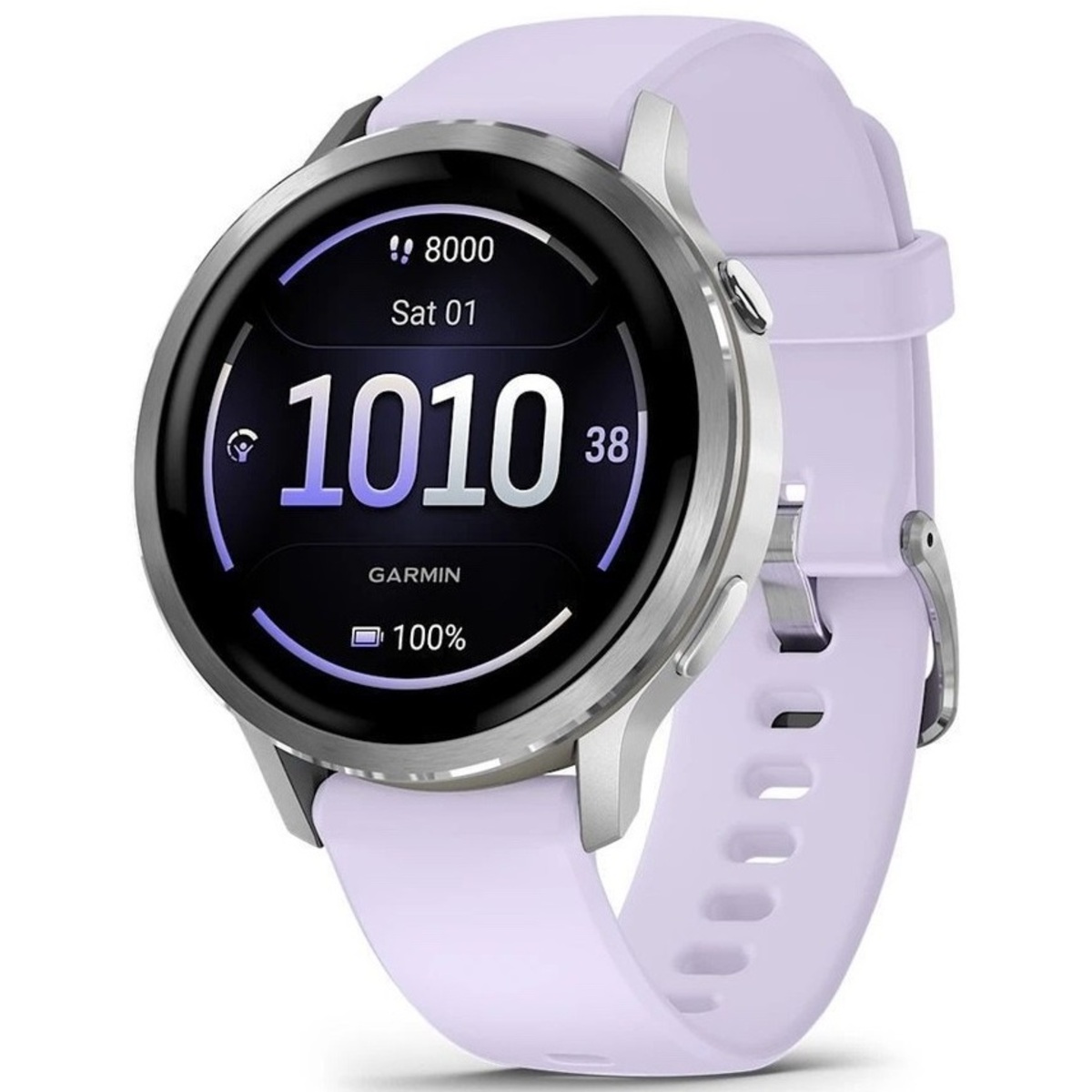 Умные часы Garmin Venu 4 41mm (Цвет: Silver/Periwinkle)