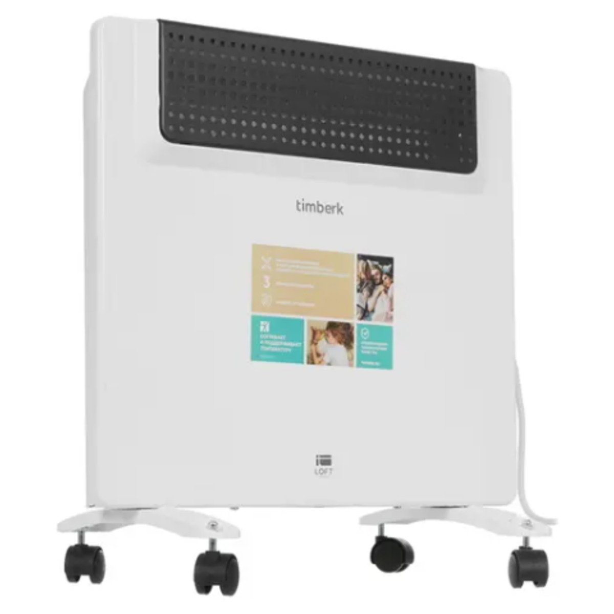 Конвектор электрический Timberk TEC.E1X M 1000 (Цвет: White)