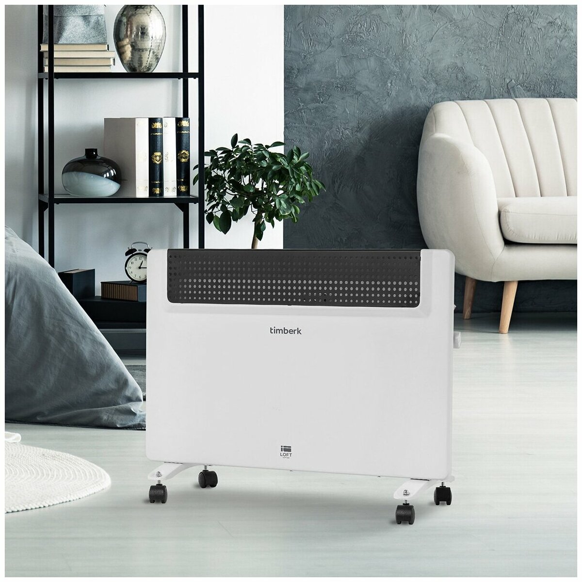 Конвектор электрический Timberk TEC.E1X M 1000 (Цвет: White)