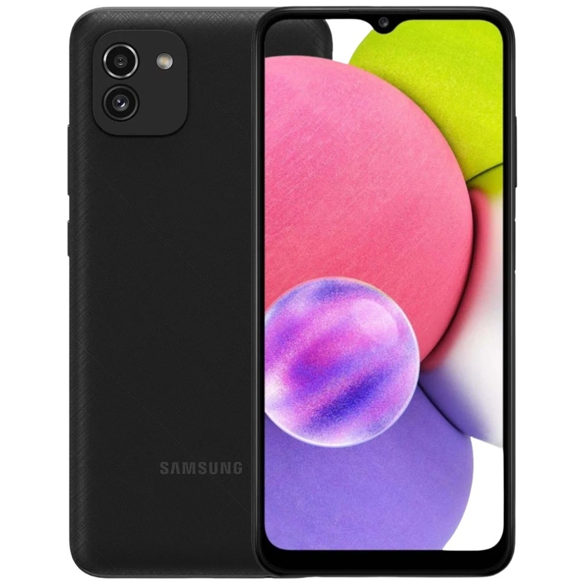 Смартфон Samsung Galaxy A03 3/32Gb (Цвет: Black)