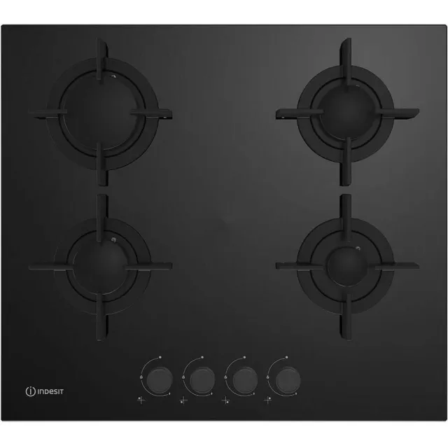 Газовая варочная поверхность INDESIT INGT 61 IC/BK (Цвет: Black)