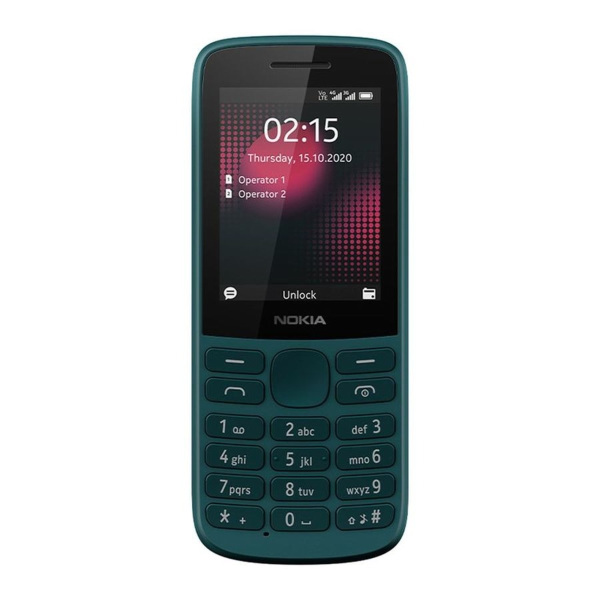 Мобильный телефон Nokia 215 4G Dual Sim (Цвет: Cyan)