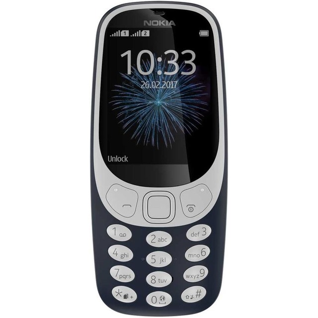 Мобильный телефон Nokia 3310 (2017) Dual Sim (Цвет: Blue)