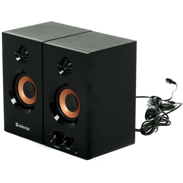 Колонки Defender 2.0 Aurora S20, черный