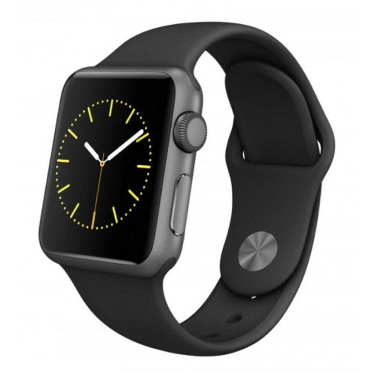 Умные часы Apple Watch Sport 38mm with Sport Band (Цвет: Space Gray/Black)