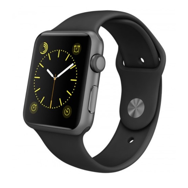 Умные часы Apple Watch Sport 42mm with Sport Band (Цвет: Space Gray/Black)