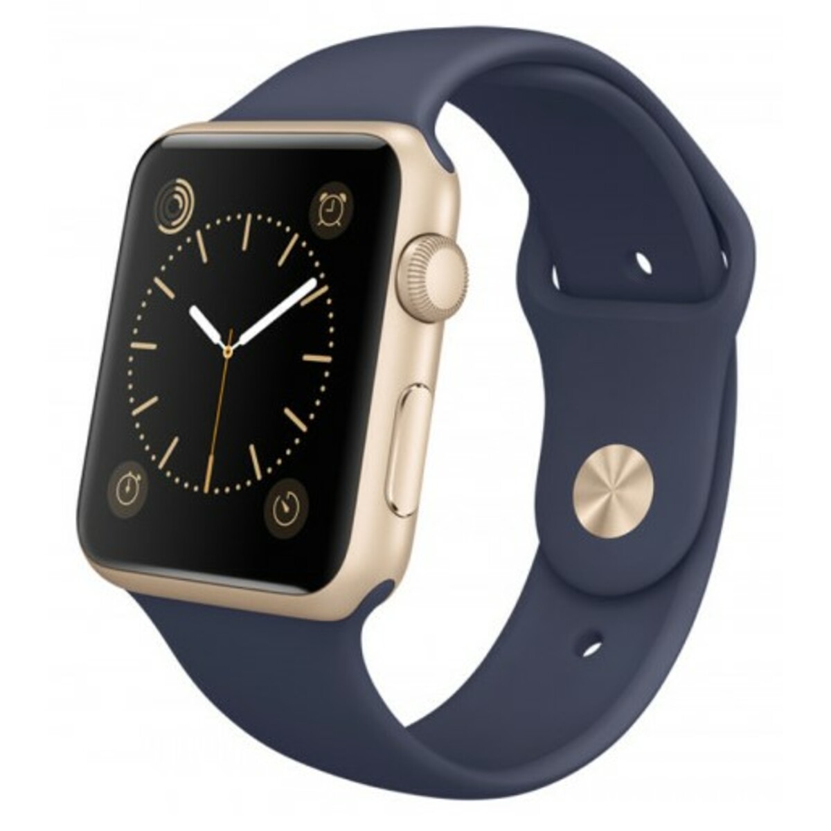 Умные часы Apple Watch Sport 42mm with Sport Band (Цвет: Gold / Midnight Blue)