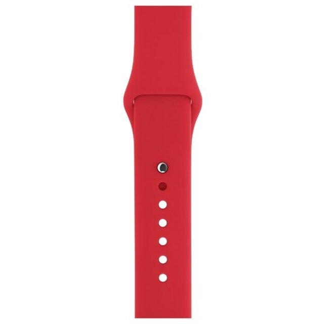 Умные часы Apple Watch Sport 42mm with Sport Band (Цвет: Gold/Red)