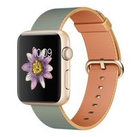 Умные часы Apple Watch Sport 42mm with Woven Nylon Band (Цвет: Gold/Gold-Royal Blue)