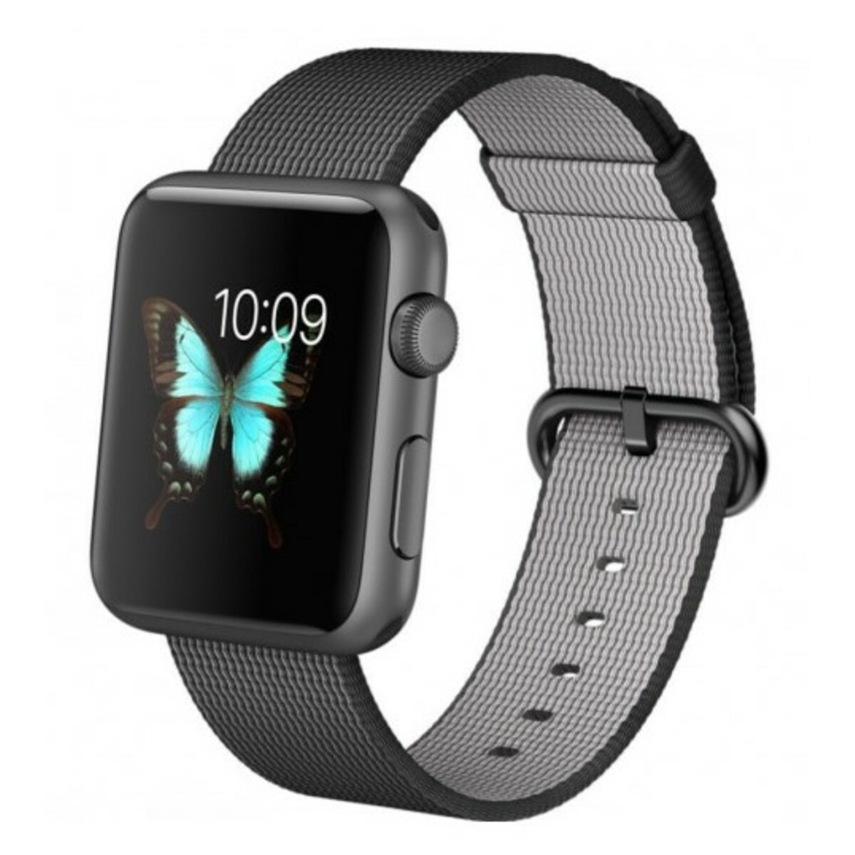 Умные часы Apple Watch Sport 42mm with Woven Nylon Band (Цвет: Space Gray/Black)