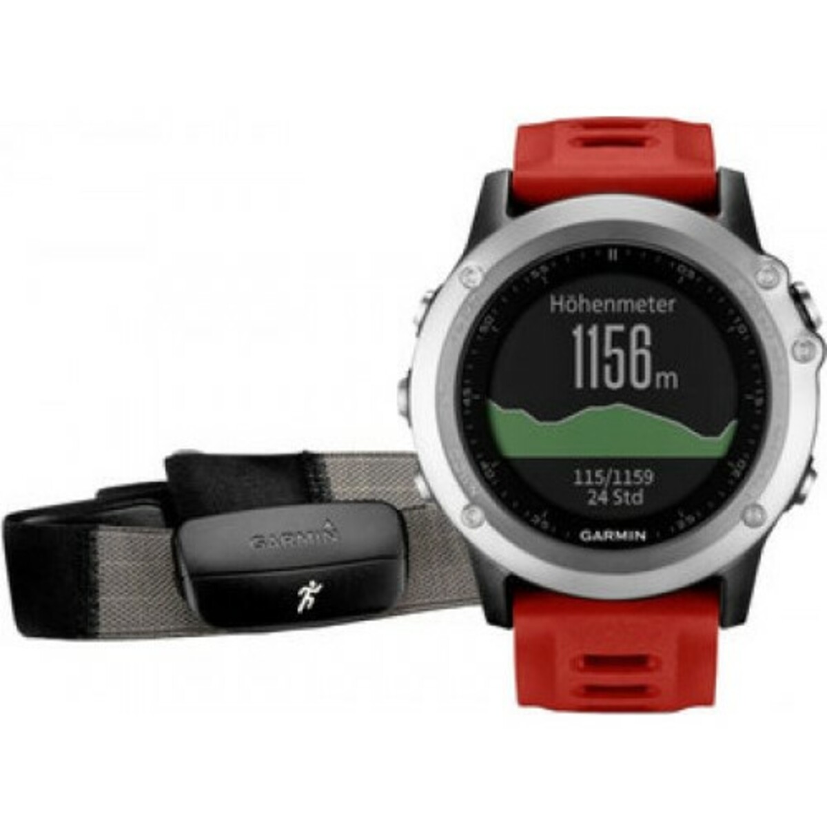 Умные часы Garmin Fenix 3 HRM (Цвет: Silver)