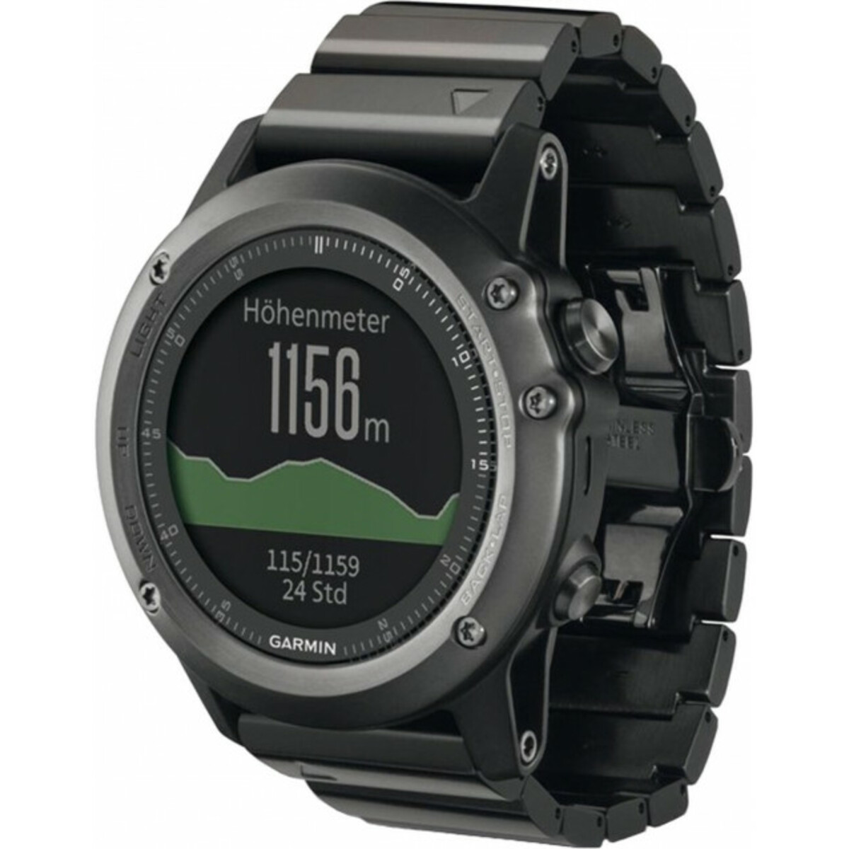 Умные часы Garmin Fenix 3 Sapphire with Metal Band (Цвет: Black)