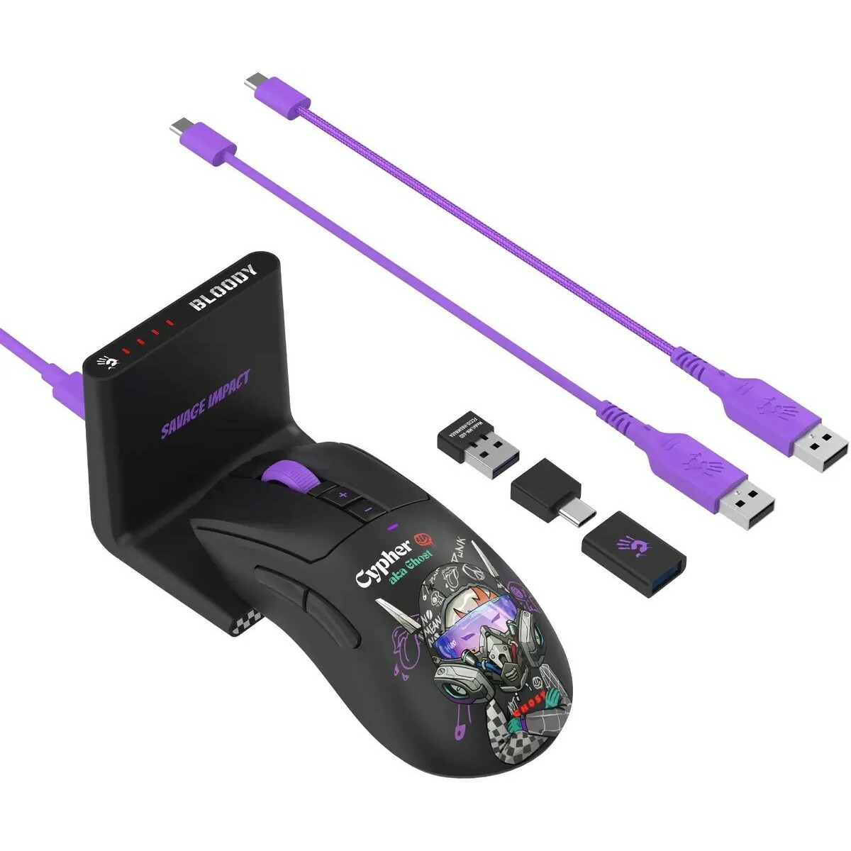 Мышь A4Tech Bloody R73 Ultra Duo, черный