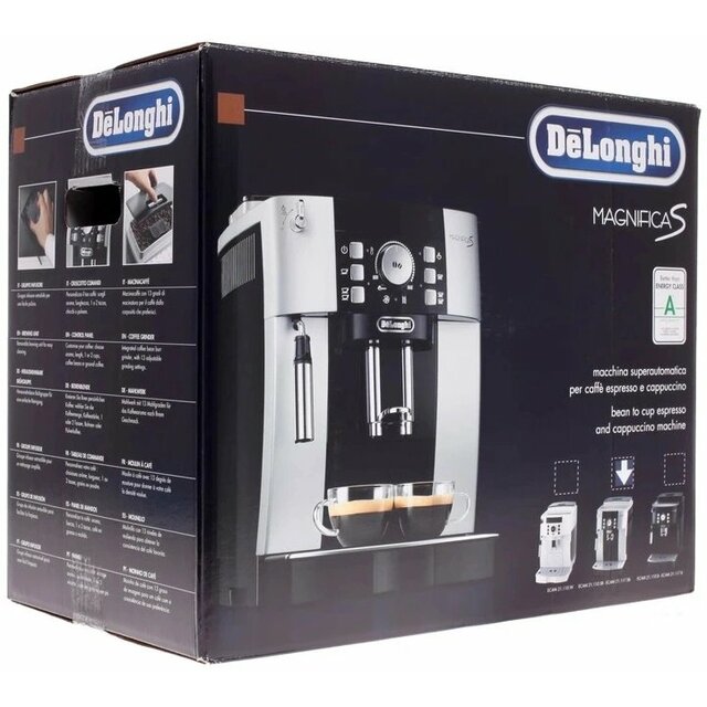 Кофемашина Delonghi Magnifica S ECAM 21.117.SB (Цвет: Silver / Black)