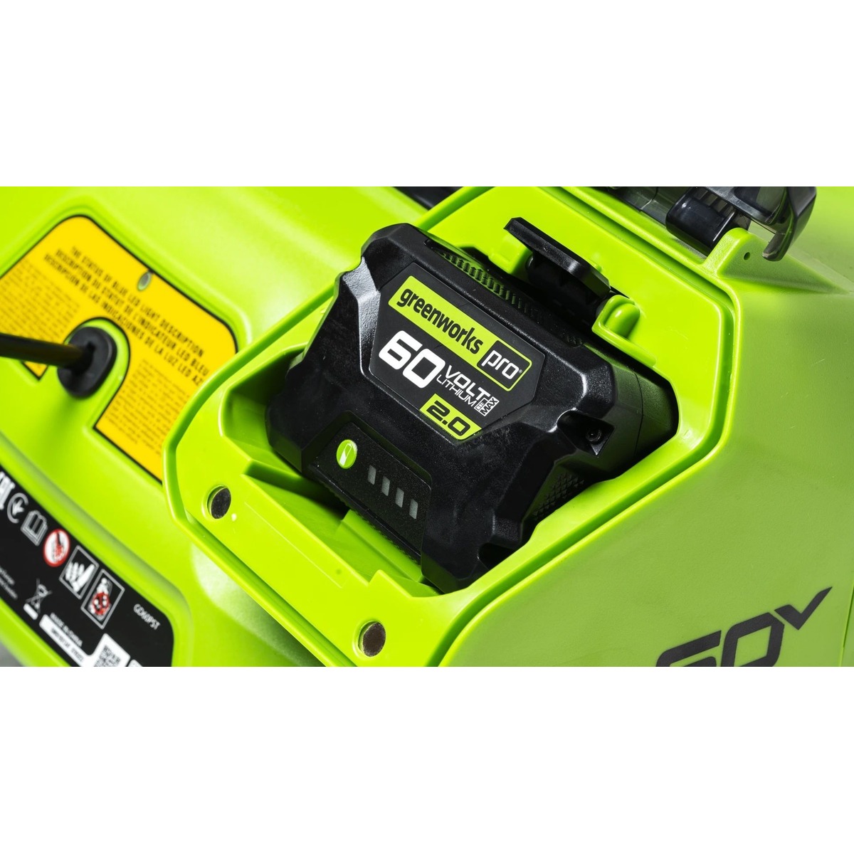 Снегоуборщик электрический Greenworks GD60PST (Цвет: Green)