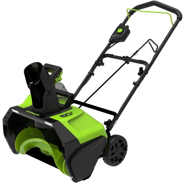 Снегоуборщик электрический Greenworks GD60PST (Цвет: Green)
