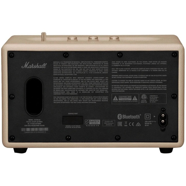 Портативная колонка Marshall Acton III (Цвет: Cream) Портативная колонка Marshall Acton III (Цвет: Cream)