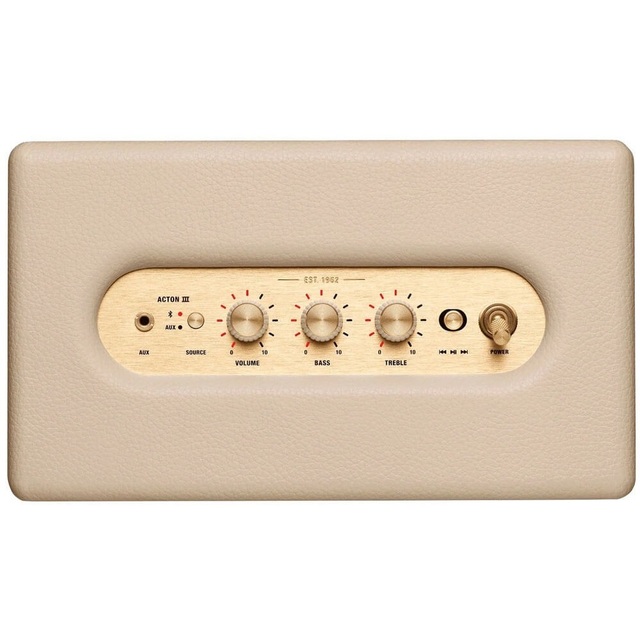 Портативная колонка Marshall Acton III (Цвет: Cream) Портативная колонка Marshall Acton III (Цвет: Cream)