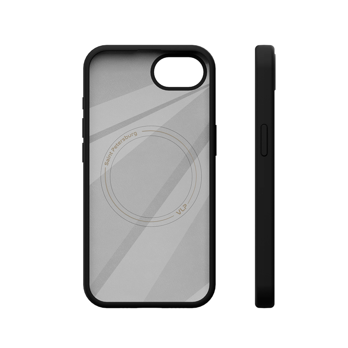 Чехол-накладка VLP Aster Case with MagSafe для смартфона Apple iPhone 16e (Цвет: Black)