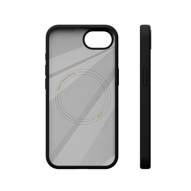 Чехол-накладка VLP Aster Case with MagSafe для смартфона Apple iPhone 16e (Цвет: Black)