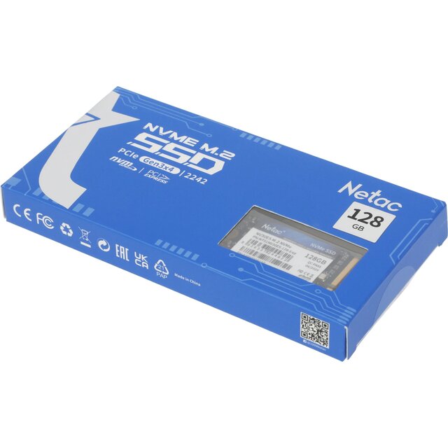 Накопитель SSD Netac PCIe 3.0 x4 128GB NT01NV30ES-128-E4X 