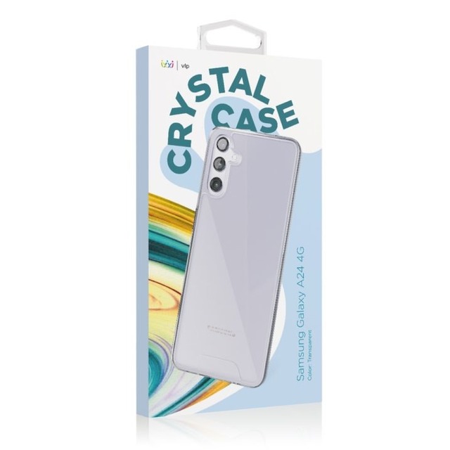 Чехол-накладка VLP Crystal Сase для смартфона Samsung Galaxy A24 (Цвет: Clear)