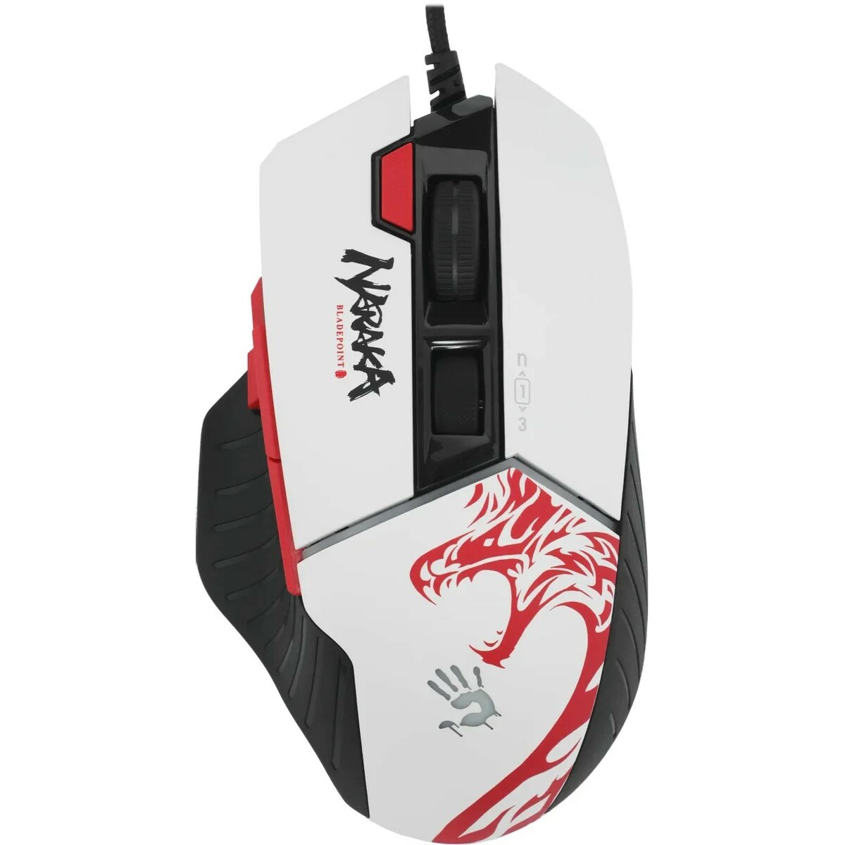 Мышь A4Tech Bloody W95 Max Naraka (Цвет: White / Picture) 