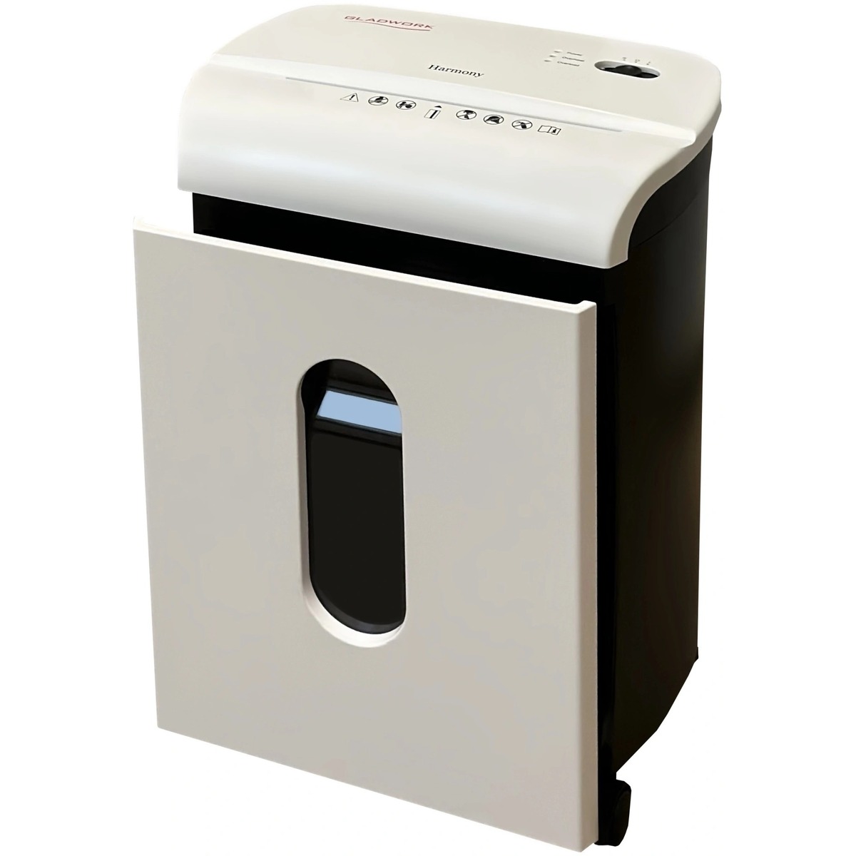 Шредер Gladwork Harmony P-11C, черный/белый