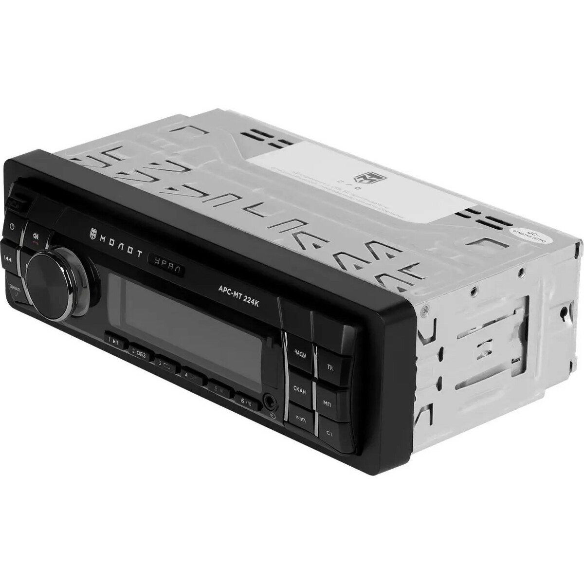 Автомагнитола Ural Молот АРС-МТ 224К, черный